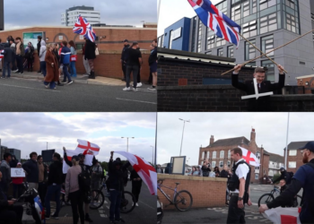 Liverpool police confronted by furious protesters over Nowak death