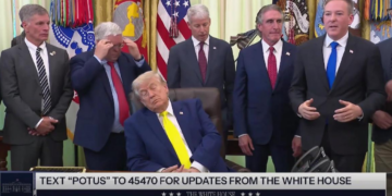 Trump Appears to Take Oval Office Snooze AGAIN Just Days after Rubio Claimed President ‘Never Rests’
