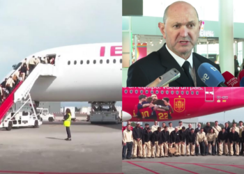 Spain squad jets out to the US with World Cup glory in its sights