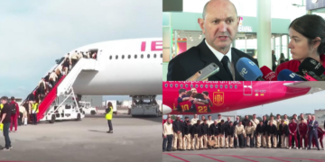 Spain squad jets out to the US with World Cup glory in its sights