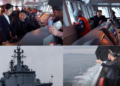 Kim Ju-ae joins DPRK leader as repaired destroyer undergoes navigation test