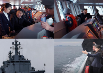Kim Ju-ae joins DPRK leader as repaired destroyer undergoes navigation test