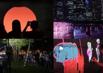 Singapore’s light festival transforms Marina Bay into interactive art playground