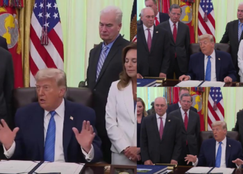 ‘We’re going to hit them again hard today!’ – Trump claims Iran ‘tapping us along, playing us for suckers’