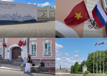 Russia decked with flags and ASEAN banners as leaders head to landmark summit