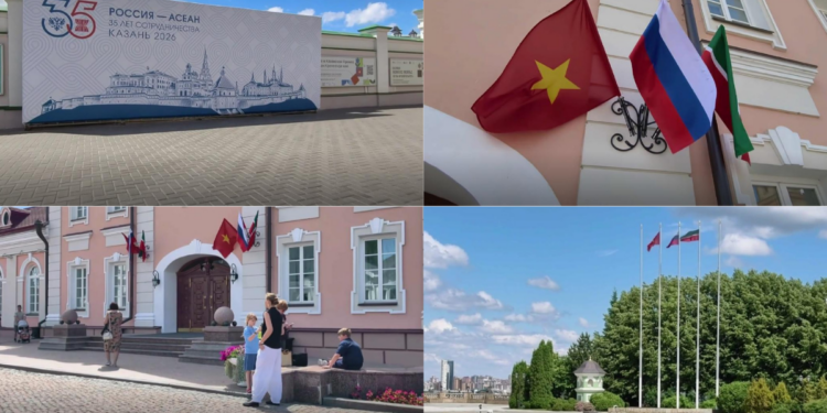 Russia decked with flags and ASEAN banners as leaders head to landmark summit
