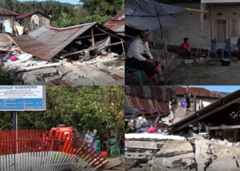 Indonesia’s Central Sulawesi residents sleep in makeshift tents after 6.7 magnitude quake kills 1, damages more than 800 homes
