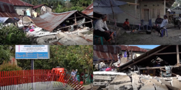 Indonesia’s Central Sulawesi residents sleep in makeshift tents after 6.7 magnitude quake kills 1, damages more than 800 homes