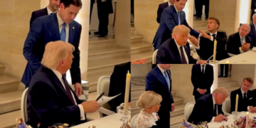 Signed! – Trump inks deal to end war with Iran during Versailles dinner with Macron