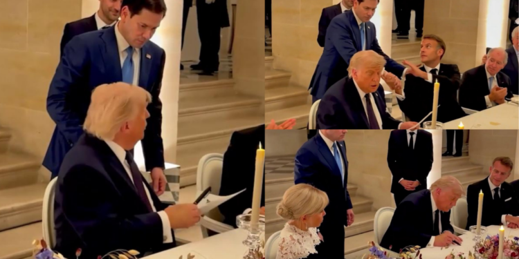 Signed! – Trump inks deal to end war with Iran during Versailles dinner with Macron