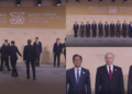Leaders line up for Russia-ASEAN Summit group photo