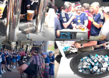 Tartan Army DRIES Boston, shattering local beverage sales records