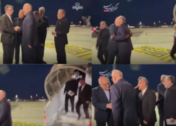 Iranian delegation arrives in Switzerland for US talks on plane honouring Minab victims