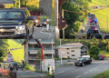 On the move! – HUGE Vance’s convoy rolls through streets as US VP arrives for Iran peace talks in Burgenstock