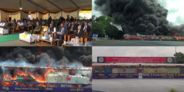 Myanmar torches $321 mln narcotics haul in Yangon anti-drugs ceremony