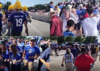 Japan fans back Samurai Blue ahead of Brazil knockout clash