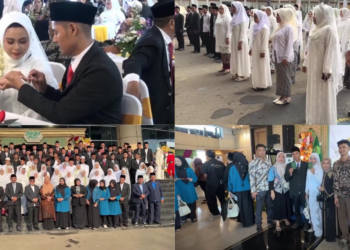 Dozens of couples say ‘I do’ at Jakarta mass wedding