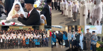 Dozens of couples say ‘I do’ at Jakarta mass wedding
