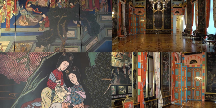 Chinese Hall at Catherine Palace in St Petersburg reopens after major restoration