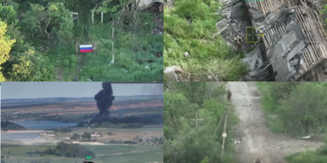 Russian flag raised – Troops operate in conflict zone as DefMin claims takeover of settlements in Kharkov, DPR