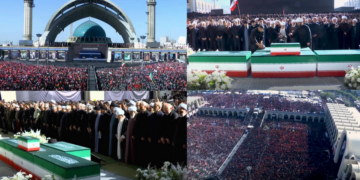 Mojtaba Khamenei absent as slain leader’s sons appear at Tehran funeral
