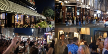 England fans party until dawn after dramatic 3-2 win over Mexico seals quarter-final spot