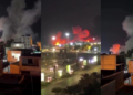 Massive explosions reported in southwestern Iran as US claims overnight strikes