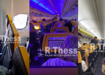 Mid-air shock – Passenger injured as Ryanair jet turns back to Thessaloniki after cabin window failure