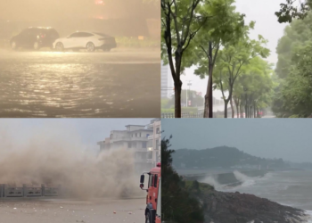 Typhoon makes landfall in Zhejiang as rain and flooding hit eastern coast after mass evacuation