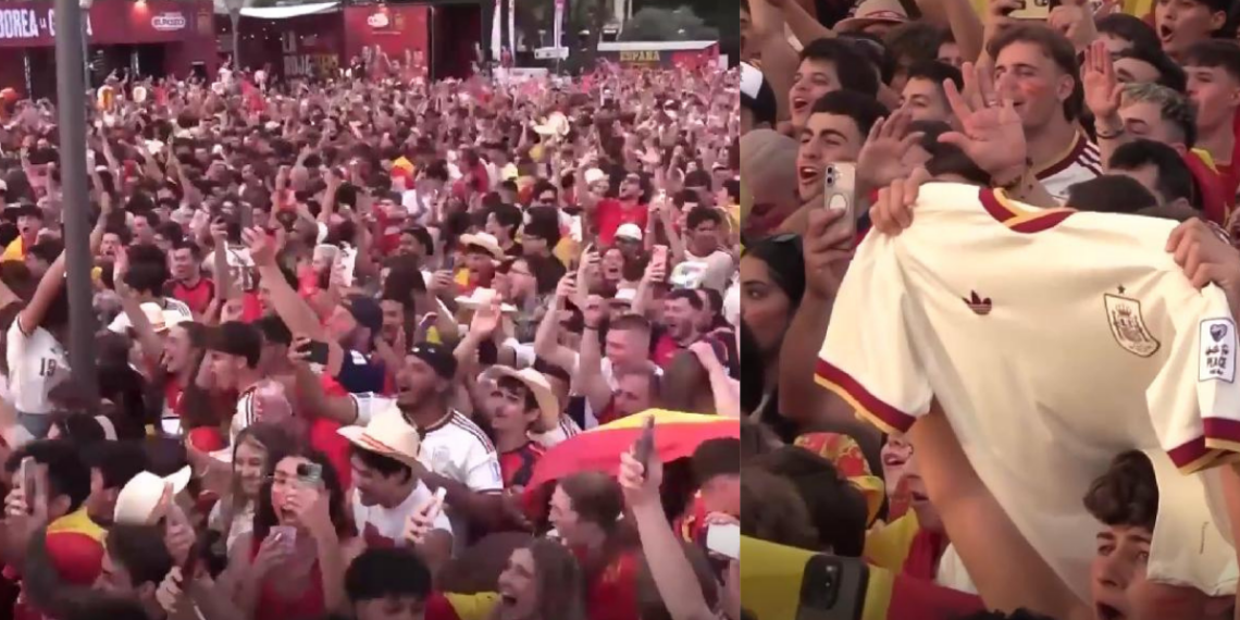 Spain fans go wild after 2-0 win against France as La Roja advance to World Cup final