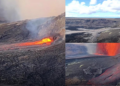 Kilauea lights up Hawaii with towering lava fountains