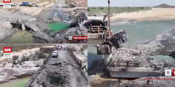 Bridges blown apart – Iranian media share footage of Hormozgan destruction allegedly caused by US strikes