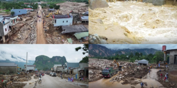 ‘Flood carried away my wife and child’ – At least six dead as floods, landslides tear through Vietnam’s Lai Chau province