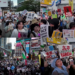 ‘No war! No hate!’ – Shibuya crowds oppose military expansion, demand Takaichi’s resignation