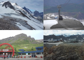 French Alpine glacier suffers one of worst melt seasons on record as heatwave grips Europe