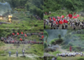 Smoke, flags, ACTION! – Tourists relive 1935 Red Army battle in full-scale Loushan Pass spectacle