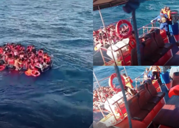 More than 100 rescued after blaze erupts on passenger vessel in Lombok Strait, Indonesia