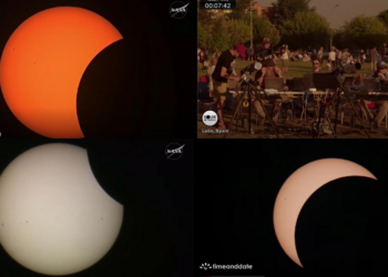Millions watch once-in-a-generation total solar eclipse
