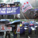 Manila protesters brave heavy rain to rally against US-backed global tech initiative
