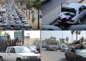 Heavy traffic pours into Sidon as Israeli strikes force families from southern Lebanon homes