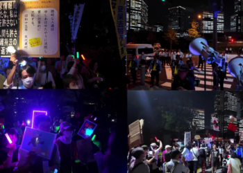 ‘Takaichi OUT!’ – Tokyo streets ERUPT as thousands rally against PM’s militarisation push