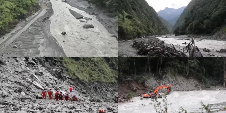 Second flood warning – Rescuers battle debris as Gyirong Barrier Lake breach risk grows